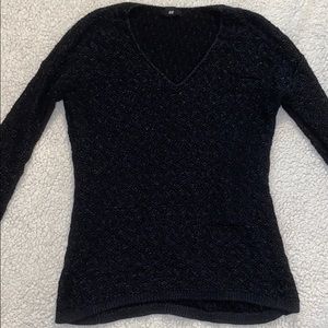 Black V neck Sweater from H&M